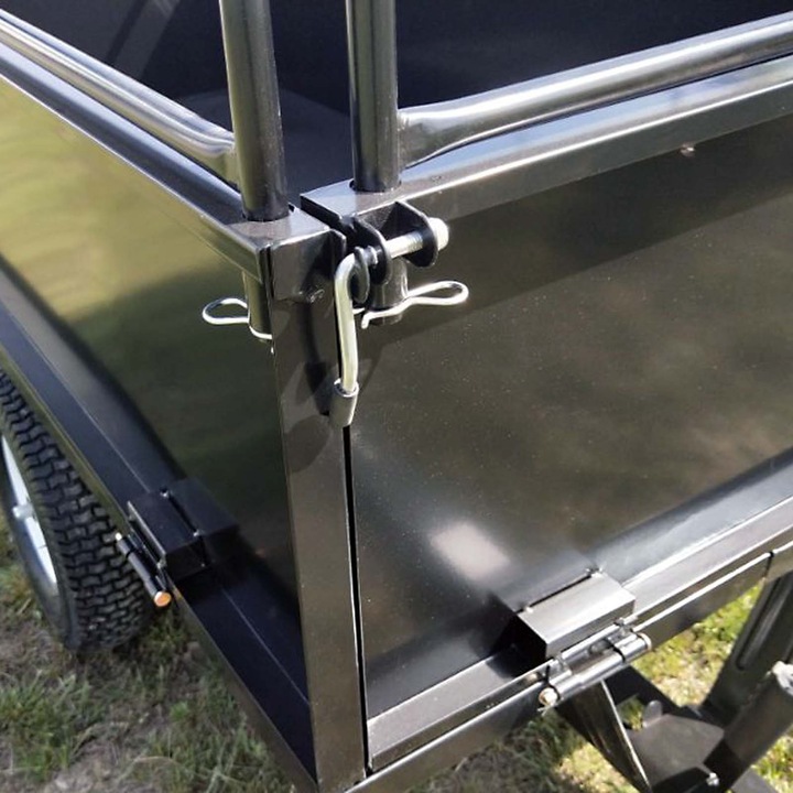Immagine prodotto Wiltec Rimorchio ribaltabile 200x78x94,5 cm 300 kg Trattore agricolo ribaltabile Cassone ribaltabile (Trattorino, Ricambi per macchine da giardino)