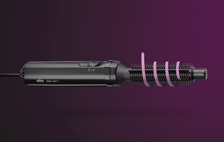 Actual product image Braun Satin Hair 1 AS 110 Hot air brush Lilac