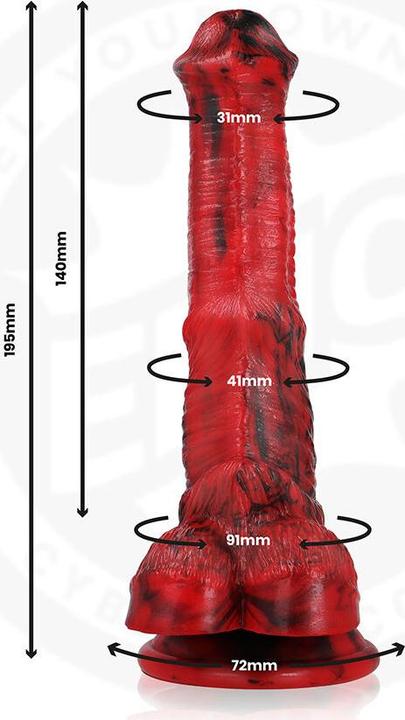 Actual product image Epic Epic- Dildo Vulcanus Night Dragon