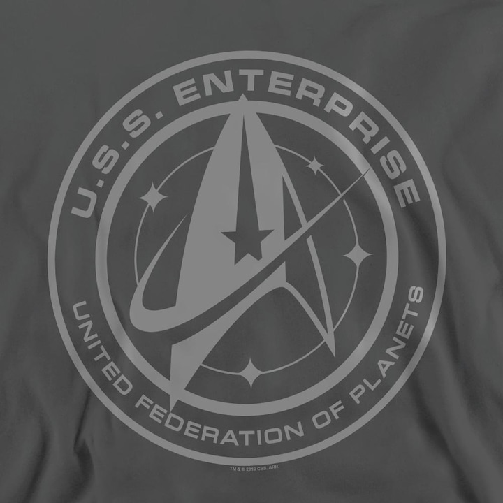 Actual product image Universal Textiles Unisex Adult Enterprise Crest Sweatshirt (L)
