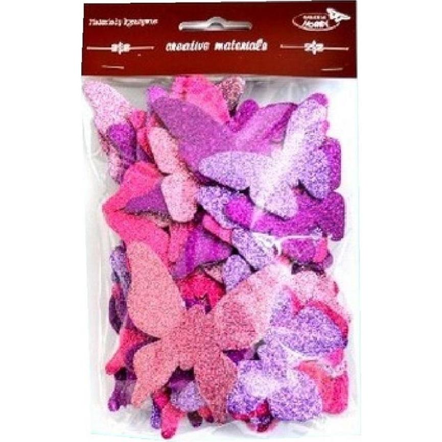 Galeria Hobby Glitzer-Schmetterlinge 52 Stk