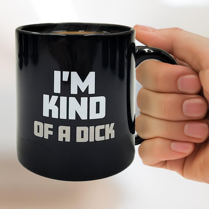 Produktbild Mad Monkey Tasse Kind of a Dick mit Farbwechsel durch Wärme (300 ml, 1 x)