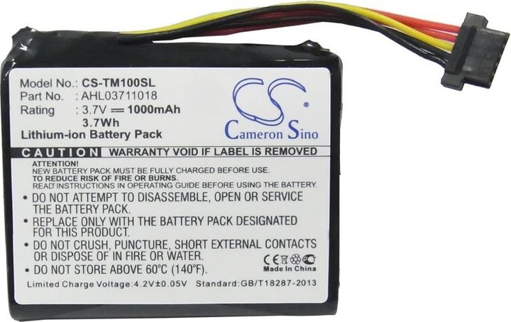 Produktbild NoName GPS Battery for TomTom 4CQ02, AHL03711018, VF1C