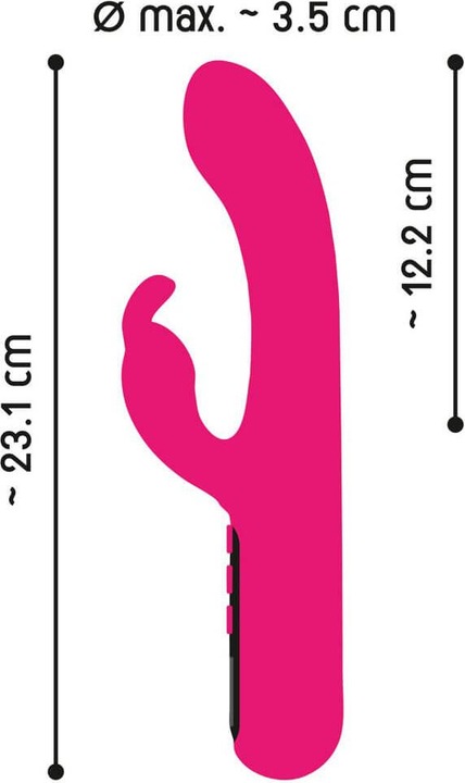 Actual product image You2Toys Pink Sunset Rabbit Vibrator