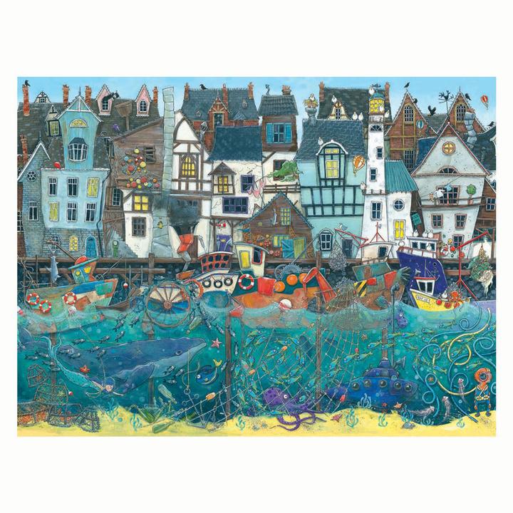 Produktbild Ravensburger Habour of Wonders: Bustling Fantasy Port (1500 Teile)