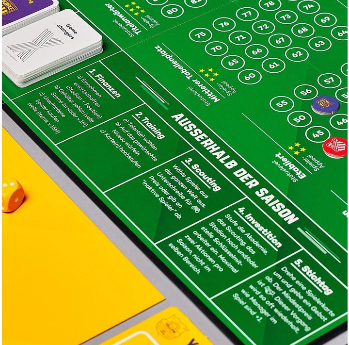 Actual product image Superclub Football Manager  - Board Game (German)