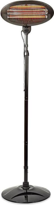 Actual product image Nedis Patio Heater | 2000 W | 3 Heat Settings | Trip Protection | IP34 | Black (2000 W)