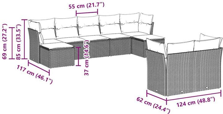 Produktbild vidaXL Kaden