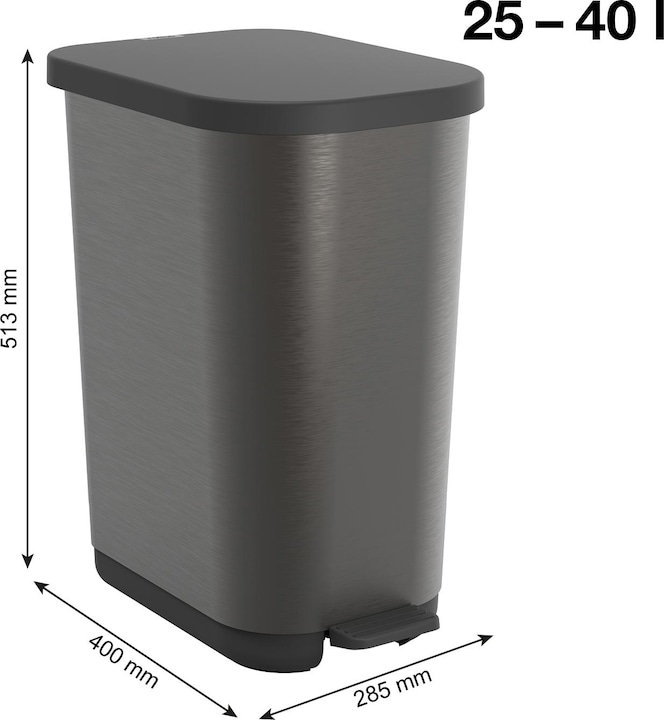 Actual product image Rotho Pedal bin (35 l)