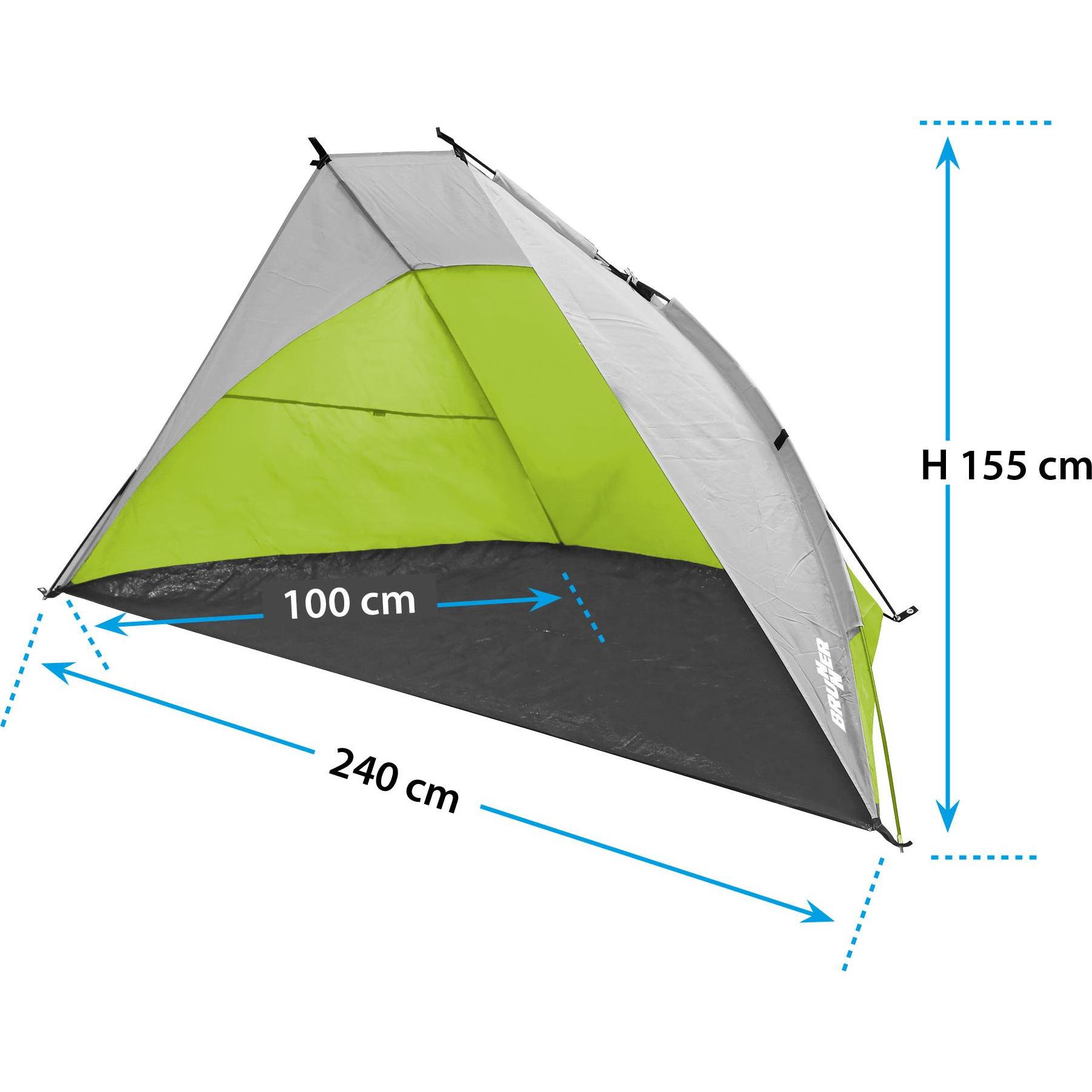 Brunner Tonga Strandmuschel (Strandzelt + Strandmuschel, 1.35 kg) (0113016N)
