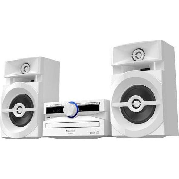 Panasonic SC-UX100 Home Audio System (Bluetooth, CD Player, 1x 300 W), Stereoanlage, Weiss