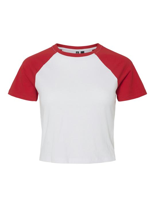 Produktbild Pieces PCJANNIE KONTRAST Crop-T-Shirt (S)