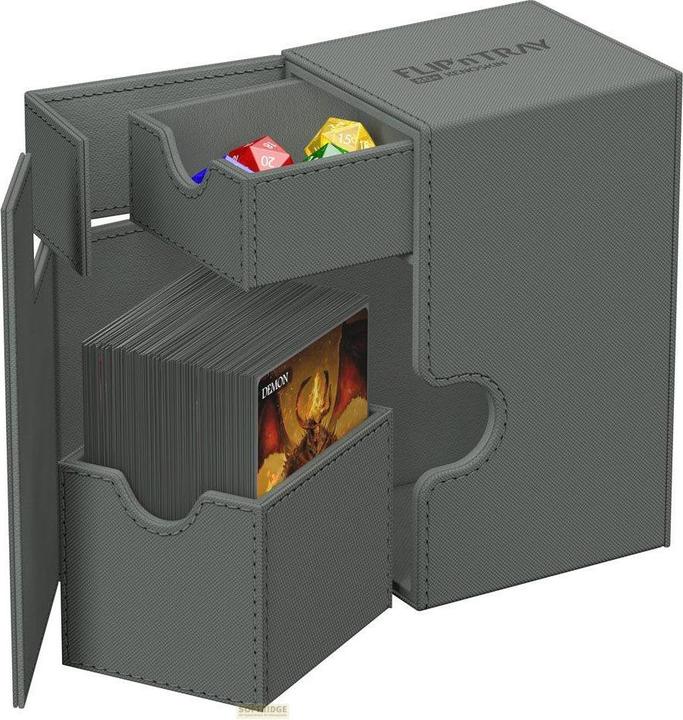 Image du produit Ultimate Guard Flip'n'Tray 80+ XenoSkin Monocolor Gris