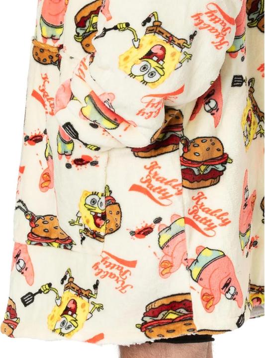 Actual product image Spongebob Squarepants Oversized adult hoodie blanket (One size)