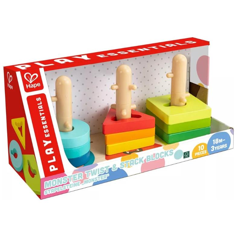 Thumbnail - Hape Monster Twist & Stack Blocks
