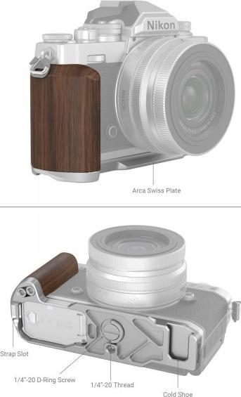 Produktbild SmallRig 4803 Wooden L Shape Grip for Nikon Z fc (Silver) (Griff)