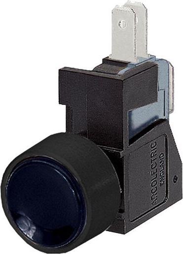 Arcolectric (Bulgin) Ltd 0911 Series Push Button Switch, Latching, Momentary, Panel Mount, 12.7mm
