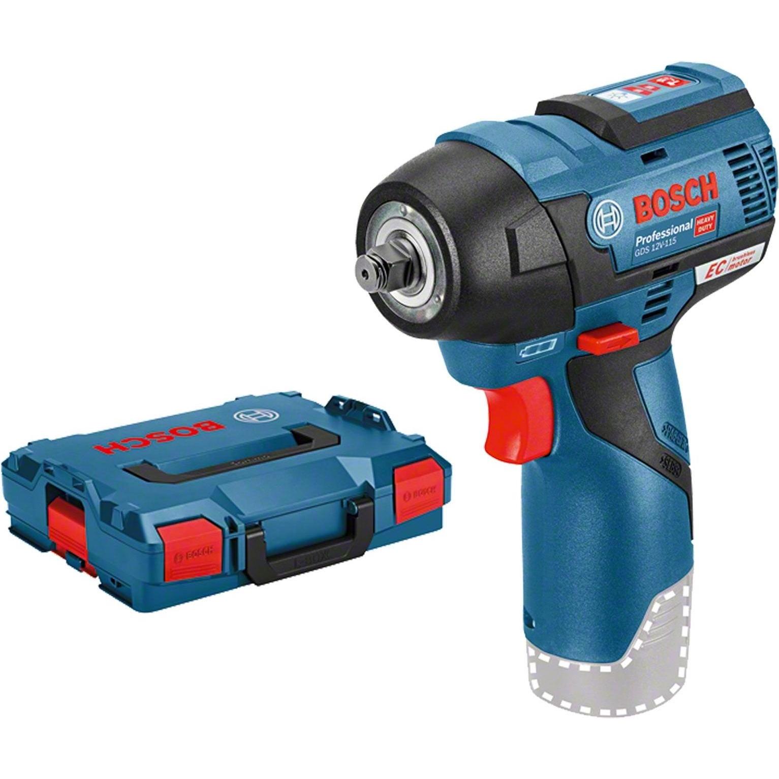 Bosch Professional, Bohrmaschine + Akkuschrauber, GDS 12V-115 (Akkubetrieb)