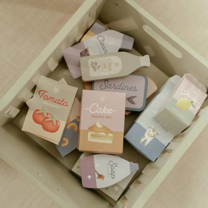 Immagine prodotto Little Dutch Einkaufswagen Mint aus Holz