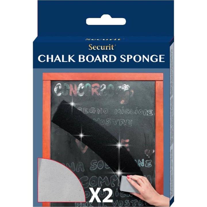 Actual product image Securit Chalk Board Sponge Set of 2