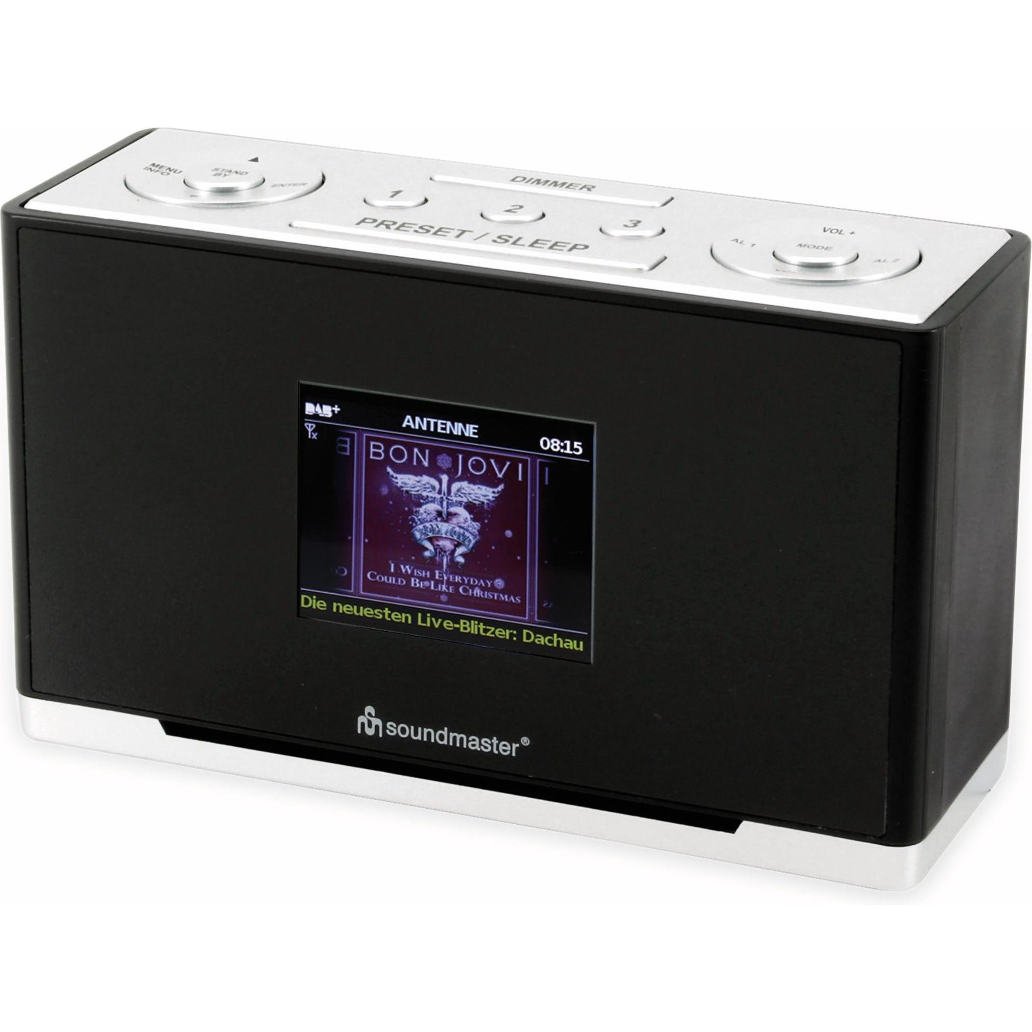Thumbnail - Soundmaster UR240SW (UKW, DAB+), Radio, Schwarz, Silber