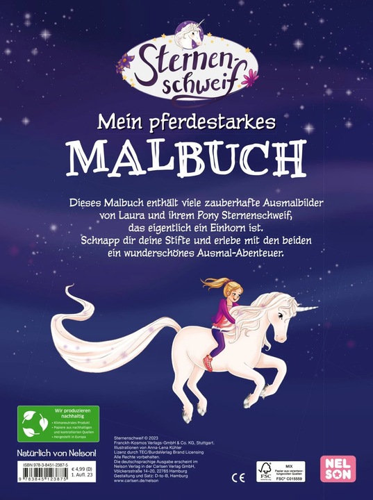 Actual product image Sternenschweif: Mein pferdestarkes Malbuch