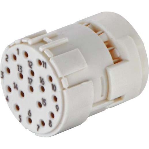 Harting Presa di contatto, Cavo + Spina elettrica, Bianco