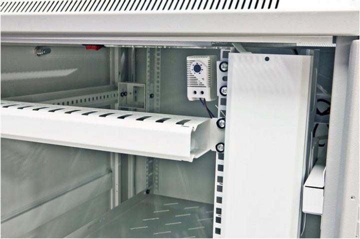 Allnet 19 Cabinet 42U W800 / D900mm *light grey* SNB series glass door