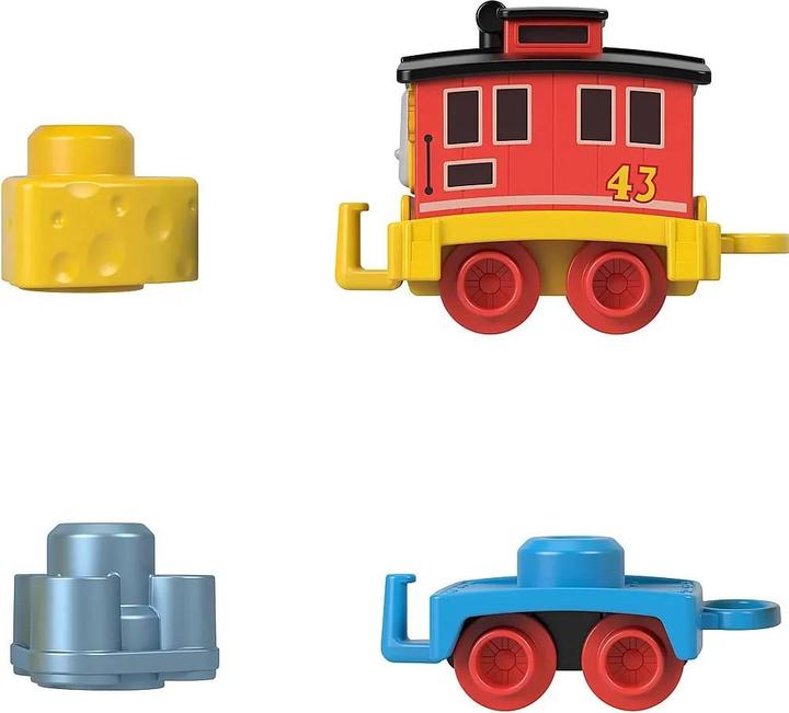Image du produit Fisher-Price Thomas & Friends Toddler Toy My First Brake Car Bruno Vehicle Push-Along avec empilage de cargo