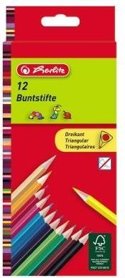 Actual product image Herlitz Coloured pencil assorted colours 12 pcs./pack. (Assorted colours, 12 x)