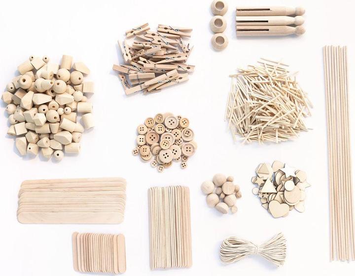 Actual product image Folia Craft box Wood 596tlg.