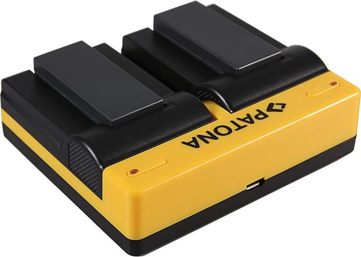 Productafbeelding Patona Dubbele oplader voor Sony NP-FC10 Cyber-shot Point & Shoot DSCP DSC-P DSCP10 DSC-P10 incl. Micro (Batterijlader voor camera)