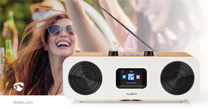 Actual product image Nedis Internet radio RDIN2500WT (DAB+, FM, Bluetooth, Wi-Fi)