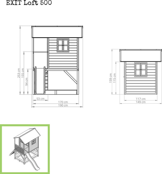 Actual product image Exit Loft 500