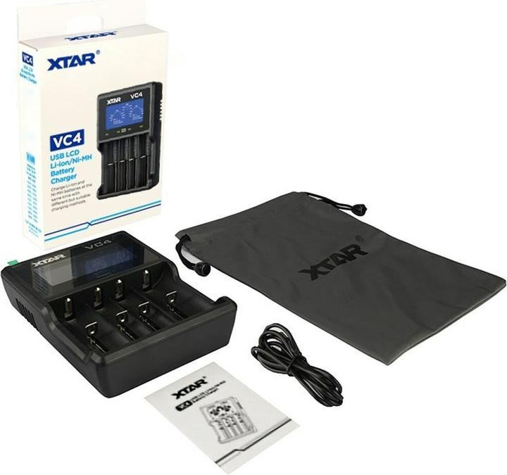 Actual product image Xtar VC4 (1 pcs., A, C, AAAA, AAA, AA, D, Chargers without battery)