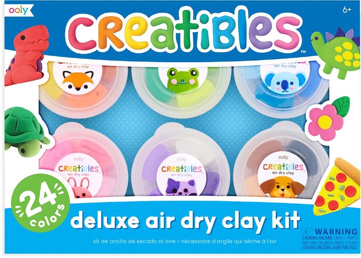 Produktbild Ooly Lekkolina Creatibles Air Dry Clay Kit 24 Farben