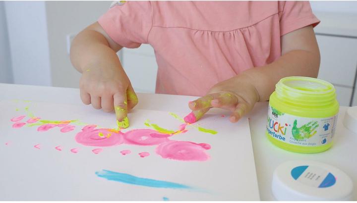 Actual product image Mucki Squeaky Finger Paint (150 ml)