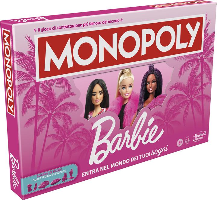 Actual product image Hasbro Gaming Monopoly Barbie Edition (Italian)