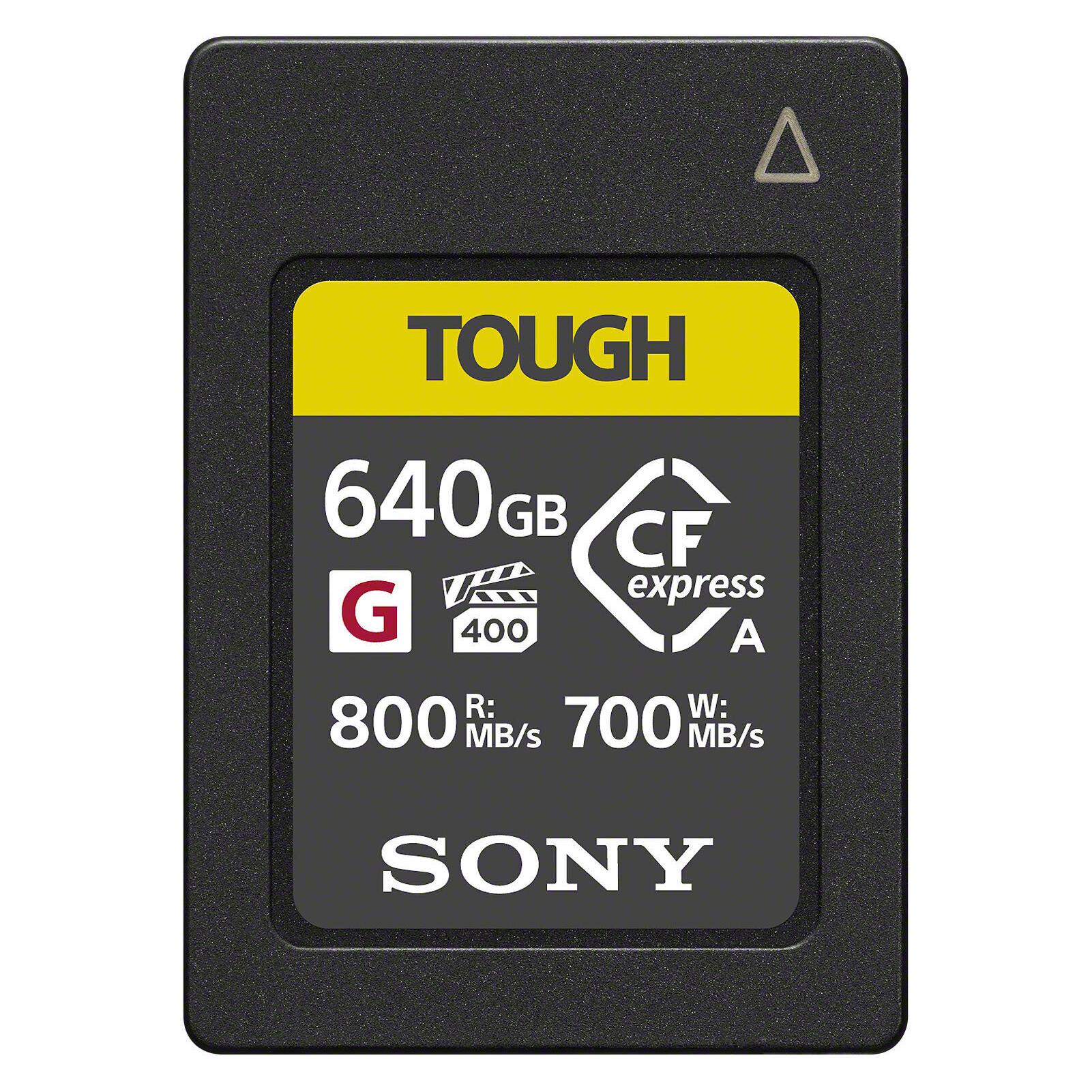 Sony Tough CEA-G (640 GB, CFexpress Typ A), Speicherkarte, Schwarz, Gelb