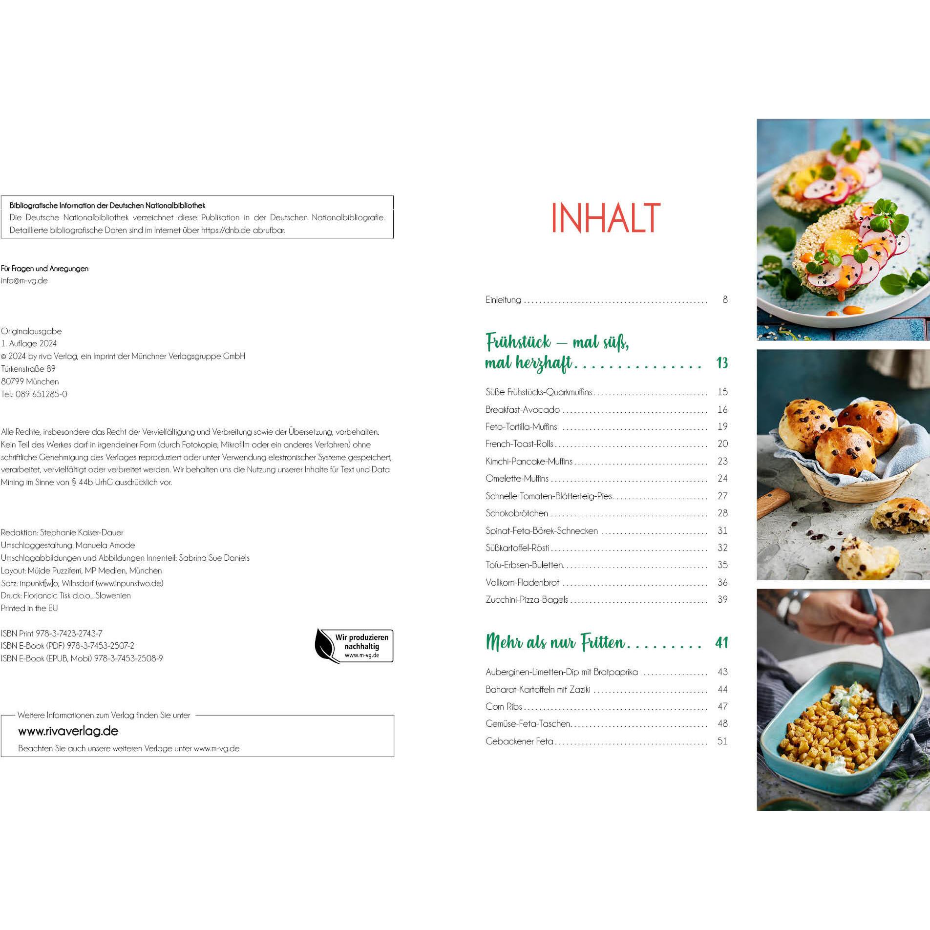 Thumbnail - Daniels:Das Airfryer-Kochbuch: Vegetari, Ratgeber von Sabrina Sue Daniels