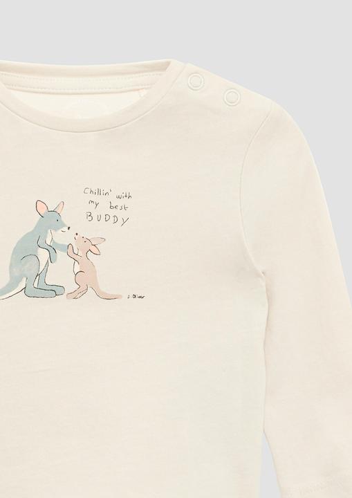 Produktbild S.Oliver T-Shirt Weiches Longsleeve aus Baumwolle mit Frontprint (86)