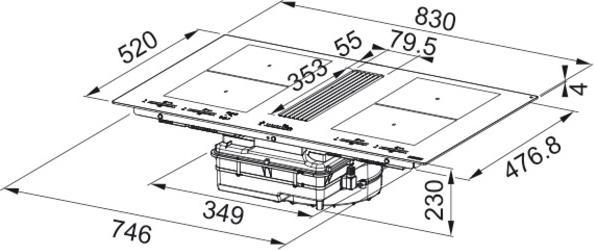 Produktbild Franke Kochfeldabzug Mythos2Gether