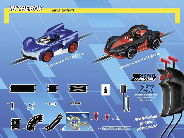 Actual product image Carrera Go Sonic Hedgehog