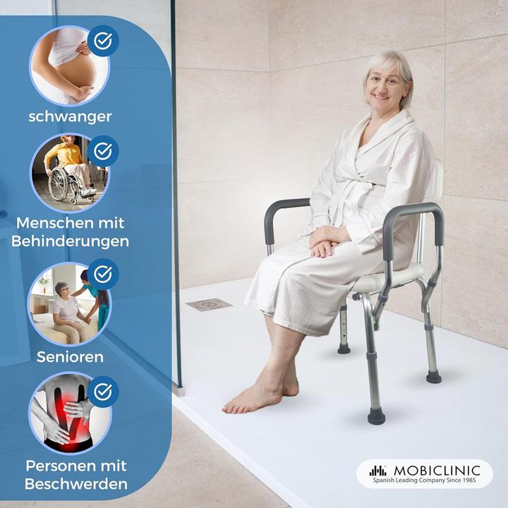 Actual product image Mobiclinic Model Puerto Bathing Chair for Disabled (100 kg)