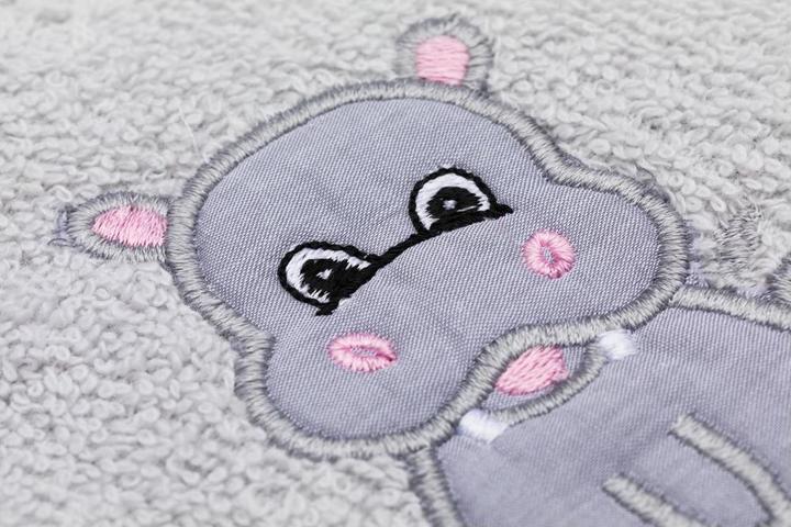 Produktbild Fillikid Kapuzenbadetücher & Handtücher Kapuzentuch mit Nilpferdmotiv auf der Kapuze