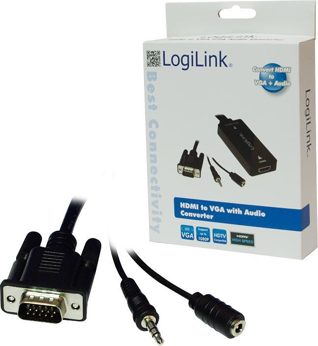 Actual product image LogiLink HDMI – VGA (Digital -> Analog)