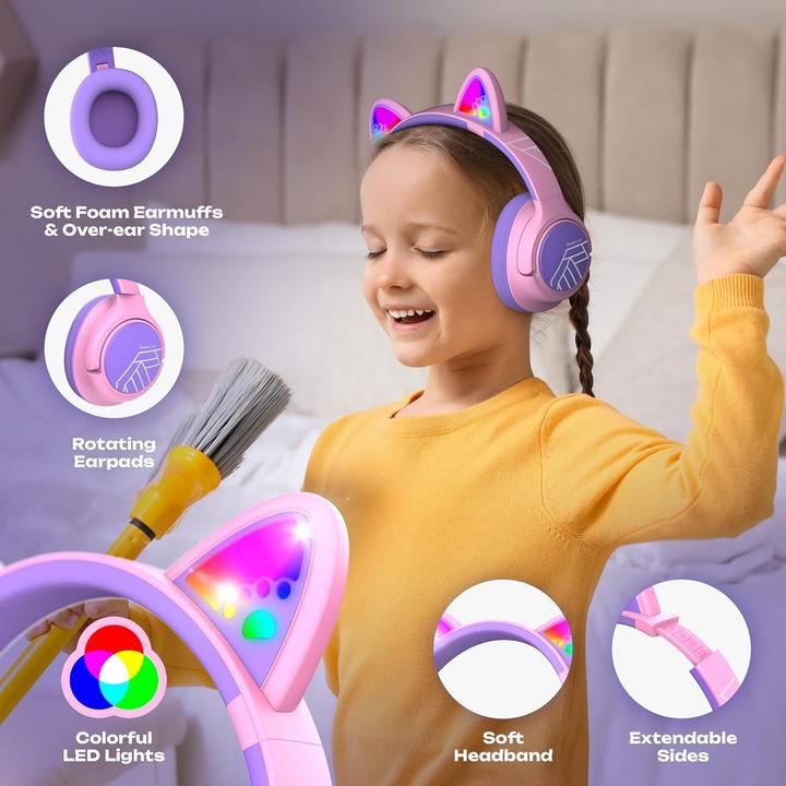Produktbild PowerLocus Bobo Bluetooth-Kopfhörer für Kinder