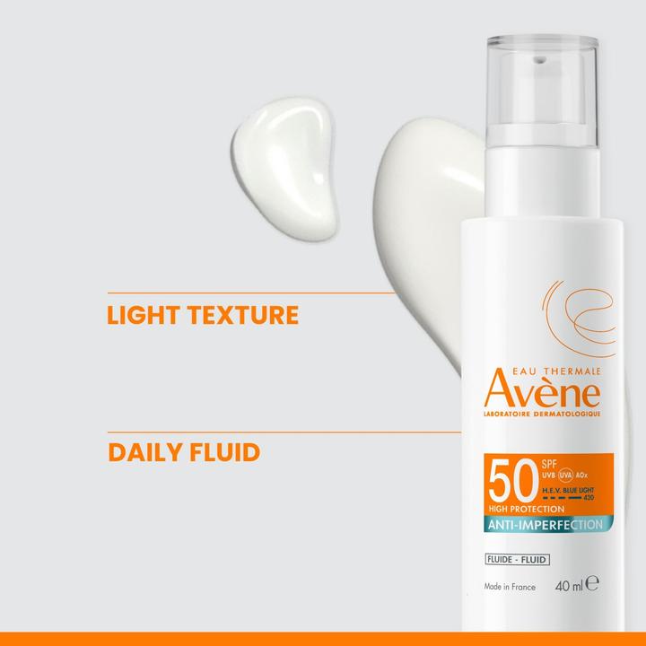 Produktbild Avène Sun Anti-Unreinheiten Fluid SPF50 40ml (Sonnencreme Gesicht, SPF 50, 40 ml)