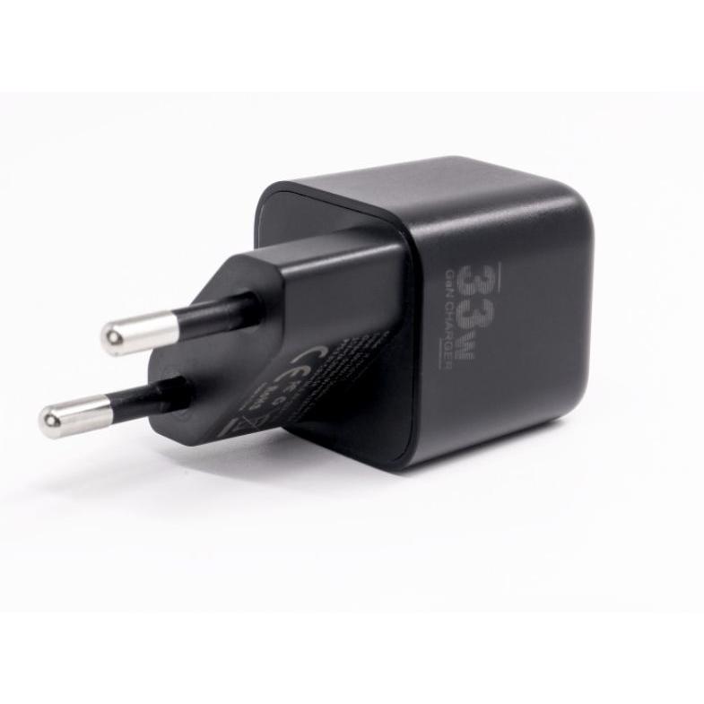 Thumbnail - CoreParts 33W USB-C Nano Single Port (33 W), Notebook Netzteil, Schwarz
