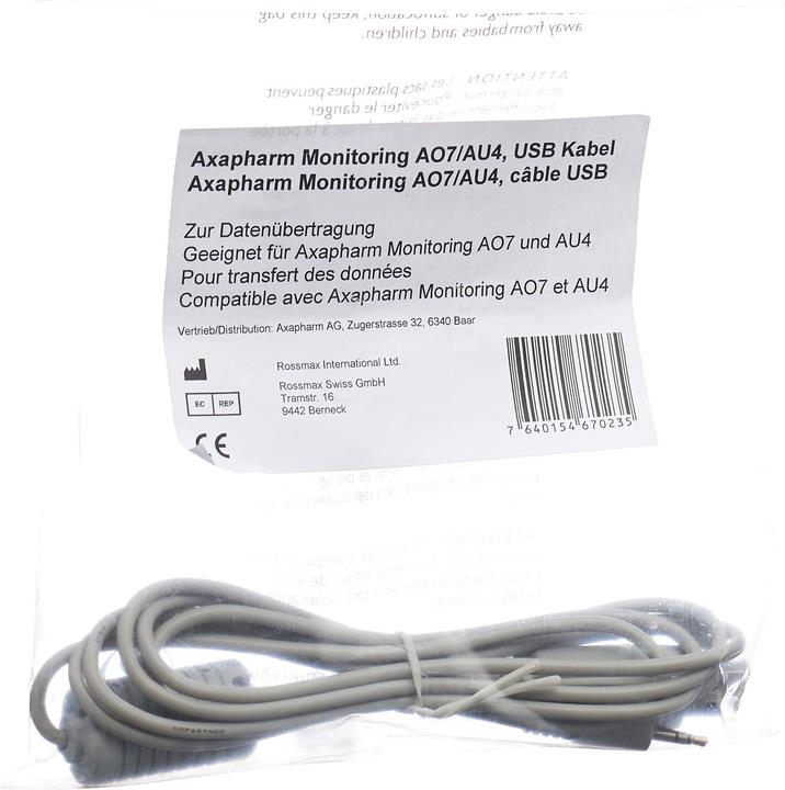 Image du produit Axapharm AO7/AO8/AU4 câble USB